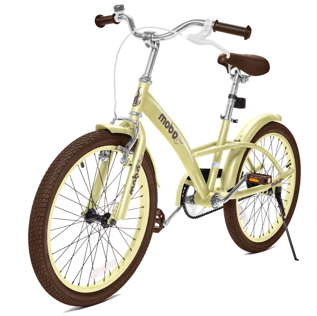 Mobo Malibu Kids Bike. 20-inch Bicycle for Boys and Girls, Ages 6-10 Years, Black