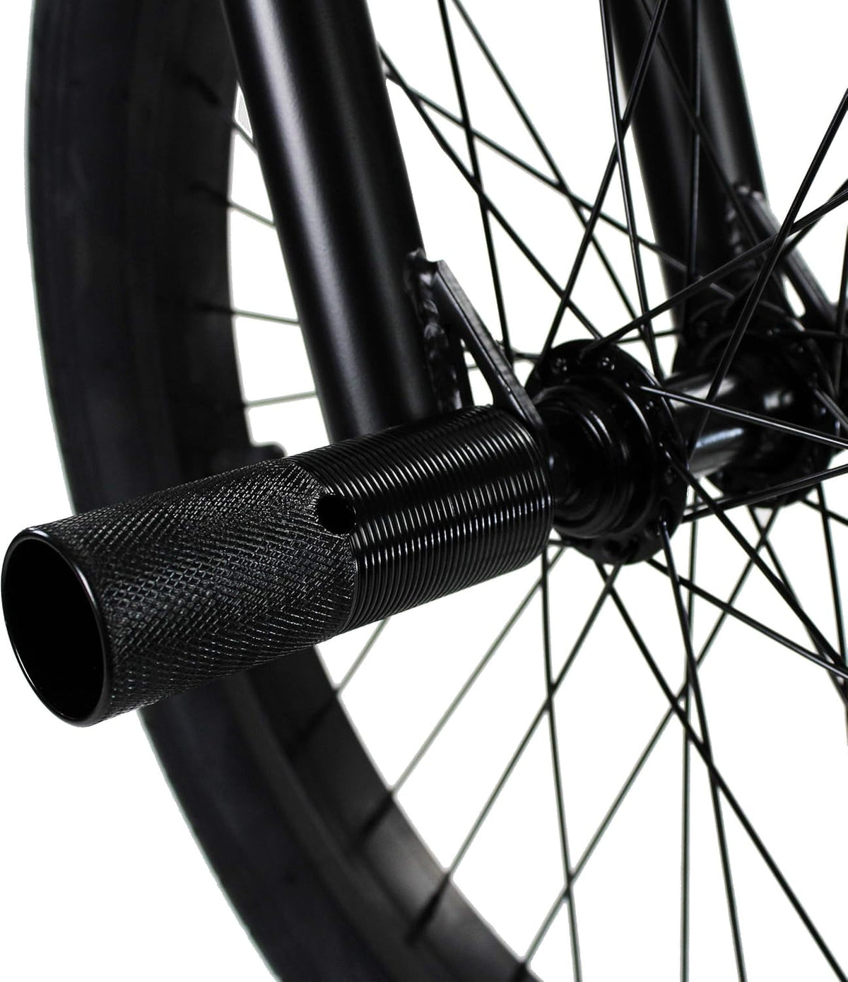 Elite BMX Bicycle 20” Freestyle Bike - Stealth Black Ideal for Ages 7 to 18 Years