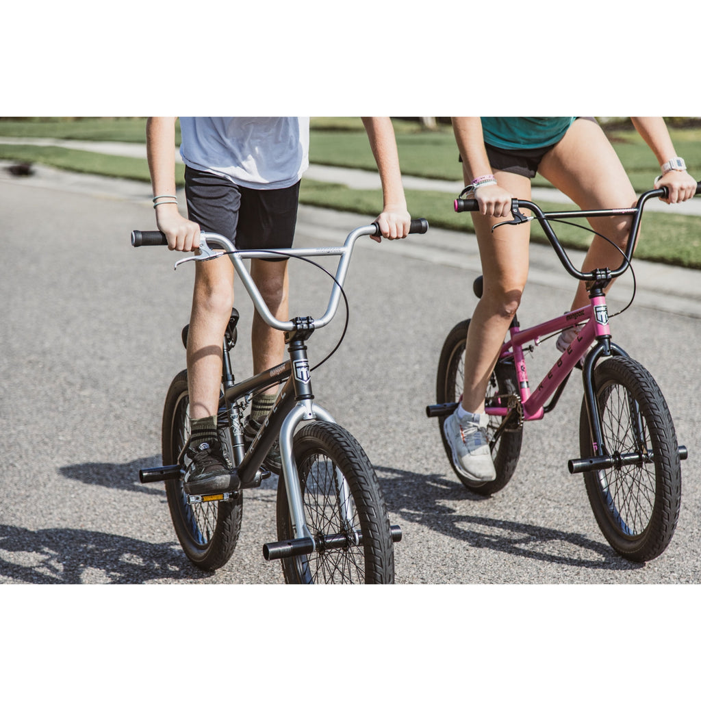 Mongoose Rebel X1 BMX Bike, 20-in. Wheels, Kids Ages 7-14 Years, Gray Child Bicycle