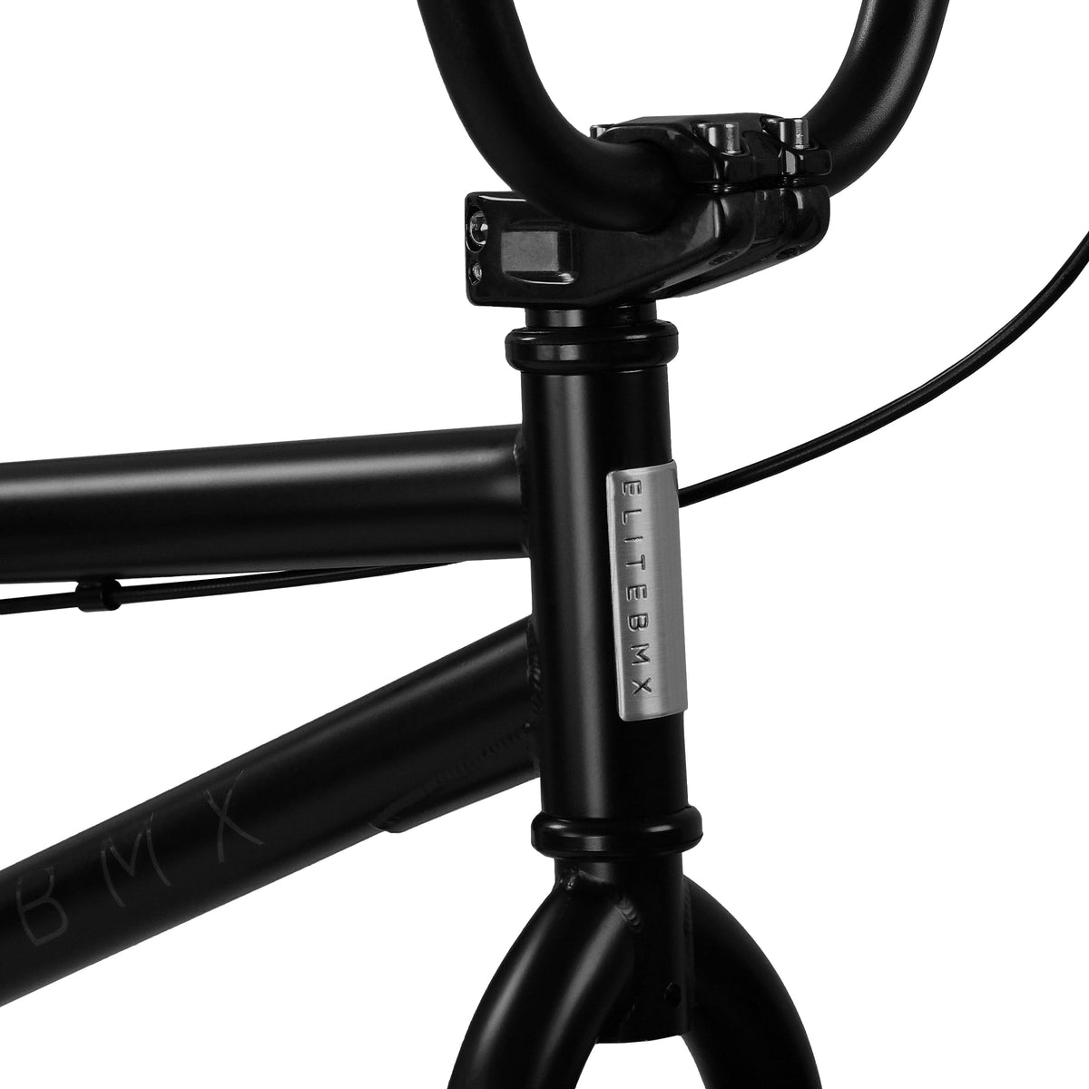 Elite BMX Bicycle 20” Freestyle Bike - Stealth Black Ideal for Ages 7 to 18 Years