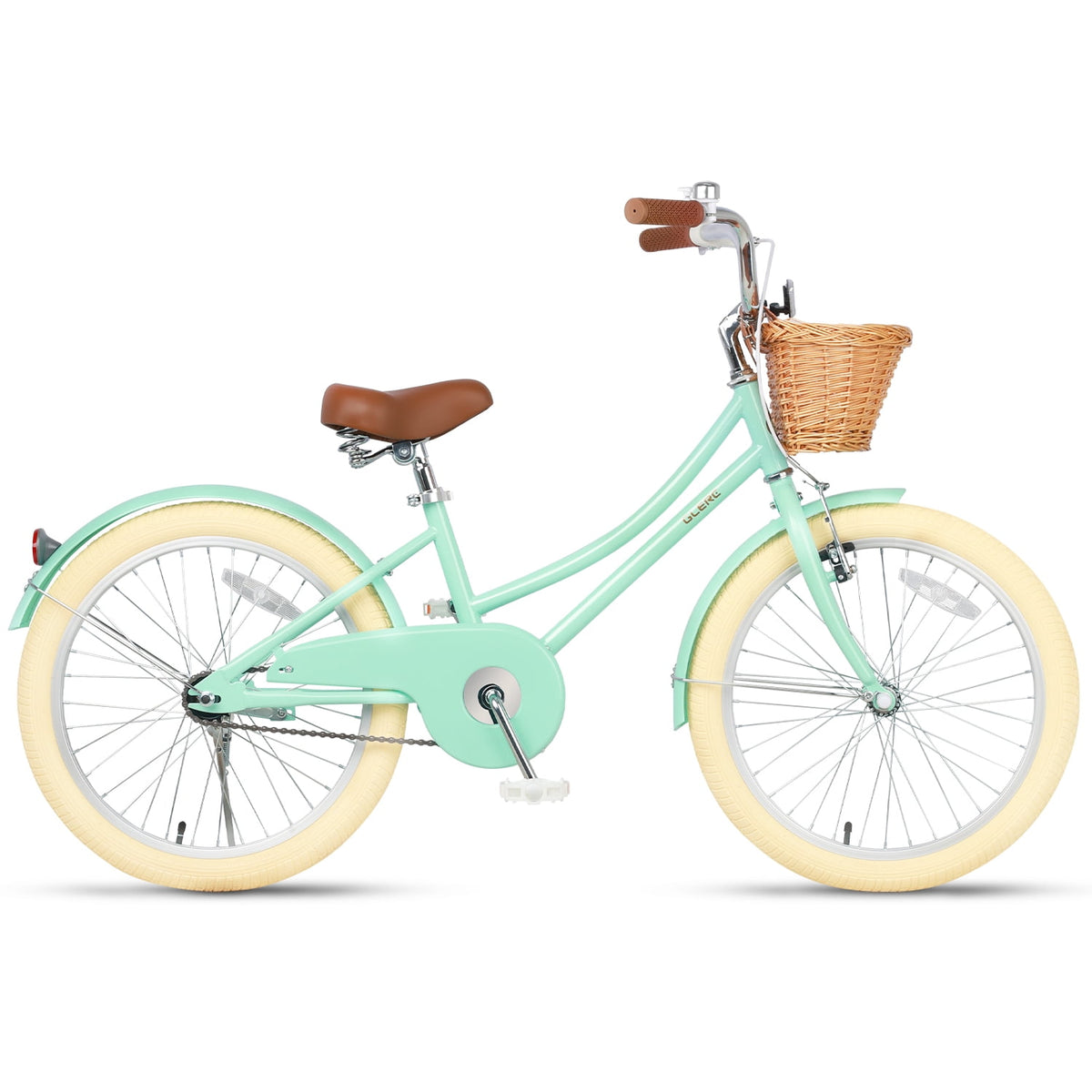 Glerc Little Molly 20 inch Kids Girls Bike for 7-13 Years Old Child,gifts, Mint Green