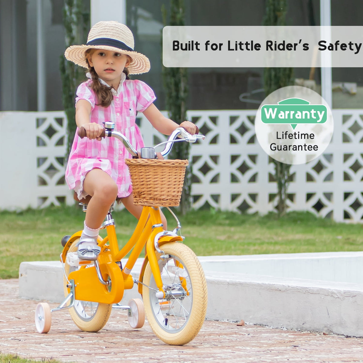 Glerc Little Molly 20 inch Kids Girls Bike for 7-13 Years Old Child,gifts, Mint Green