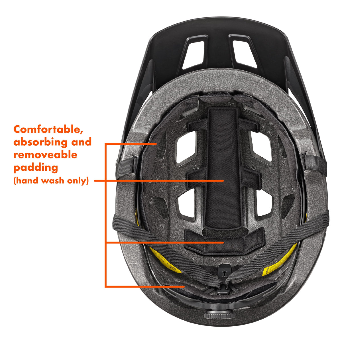 Ozark Trail Adult Bike Helmet with Rechargeable Rear Light-Up, Black, 9 Modes, Ages 14+