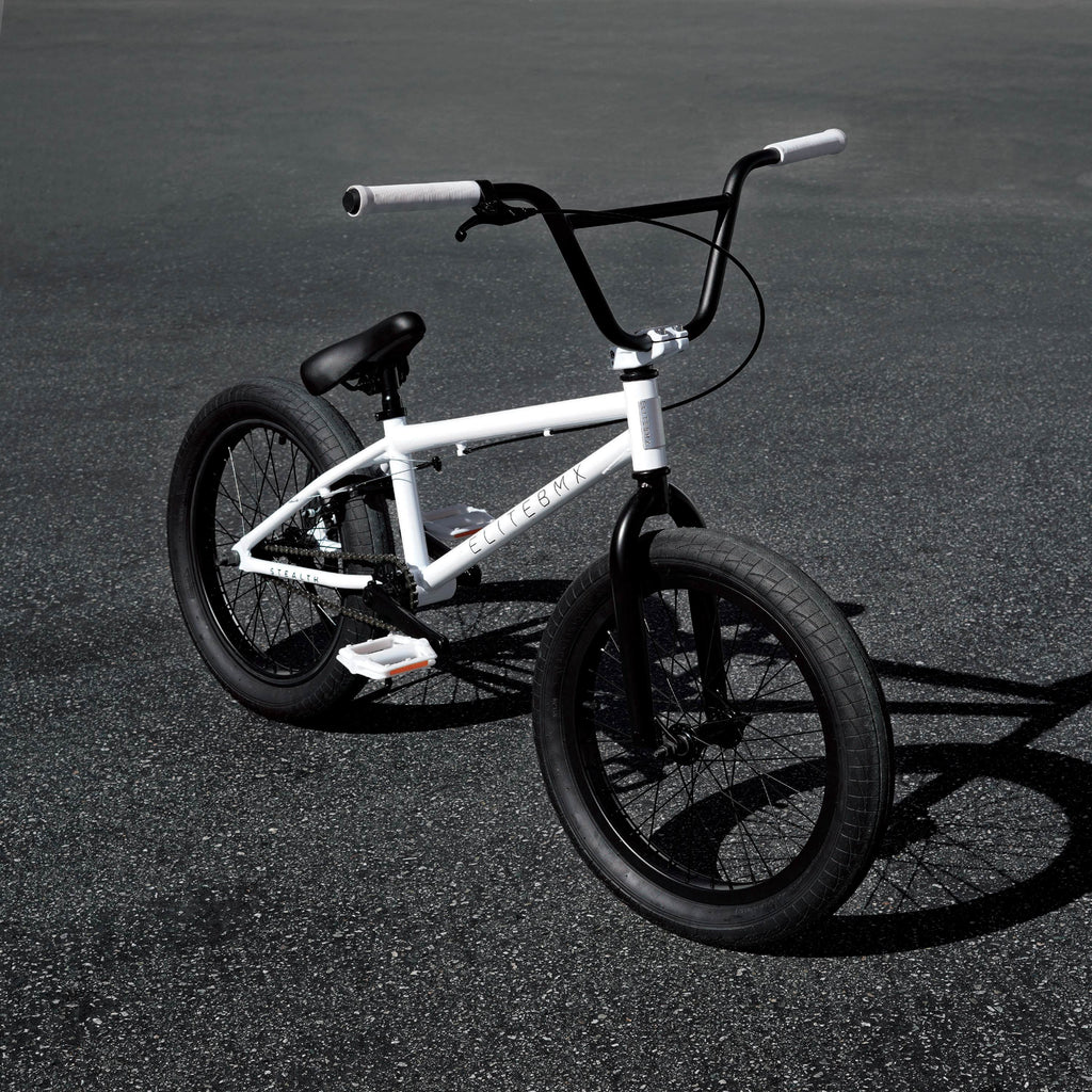 Elite BMX Bicycle 20” Freestyle Bike - Stealth Black Ideal for Ages 7 to 18 Years