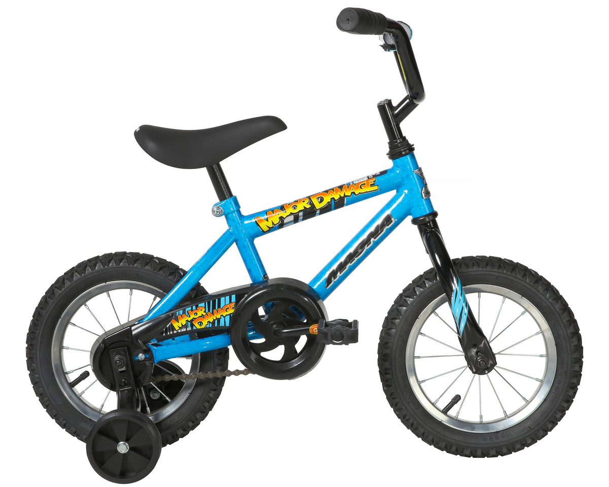 Dynacraft Magna Major Damage Kids 16" Bike with Removable Training Wheels