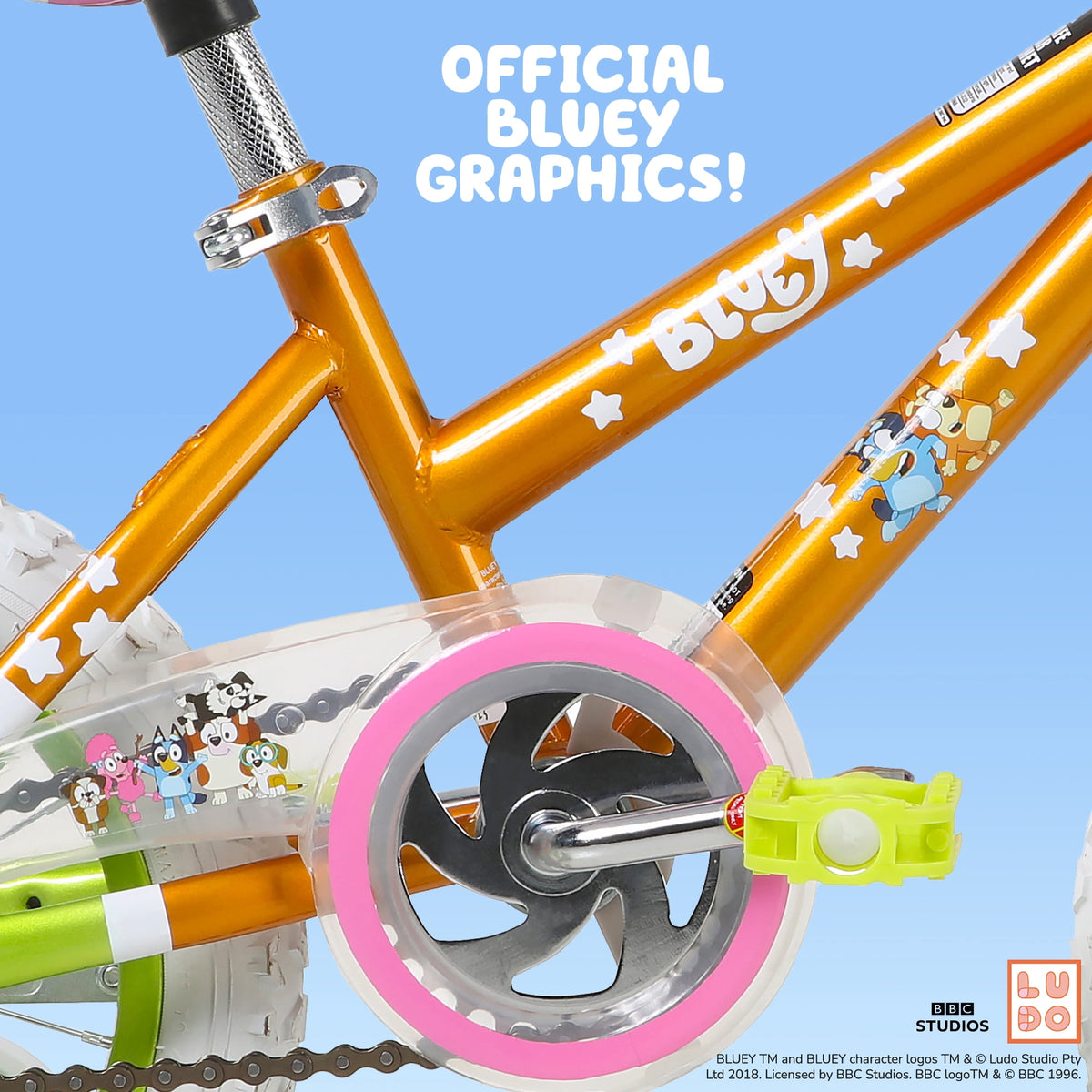 Dynacraft Bluey 12" Kids Bike - Vibrant Design, Sturdy Build, Easy Assembly - Ideal for Young Riders