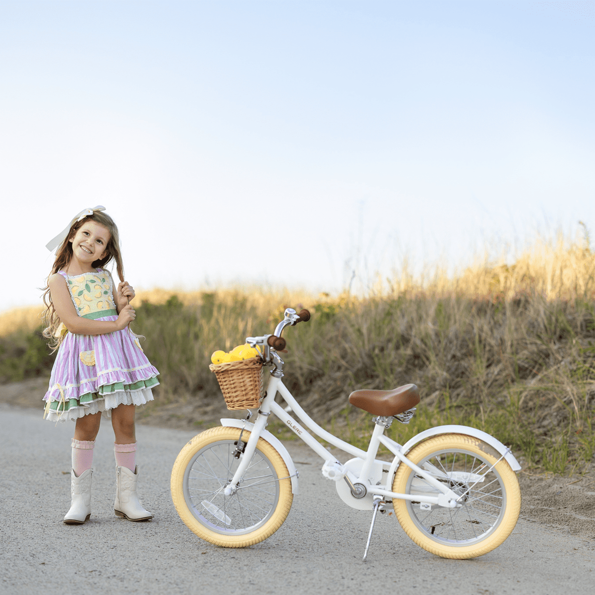 Glerc Little Molly 20 inch Kids Girls Bike for 7-13 Years Old Child,gifts, Mint Green