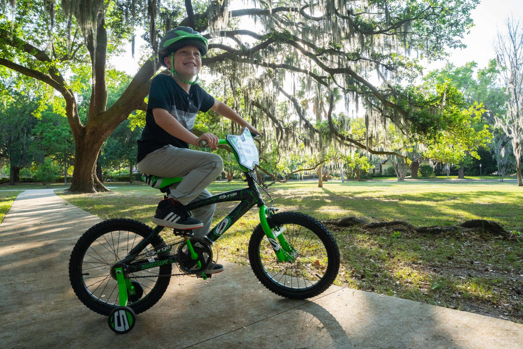 Dynacraft Surge Boys 18" BMX Bike, For Kids Age 6-9 Years, Green