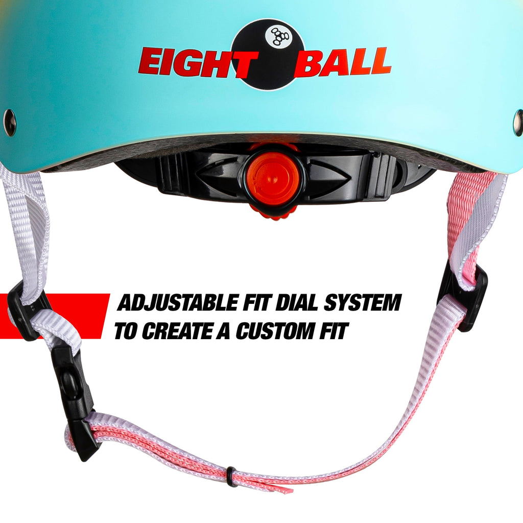 Eight Ball New Dual Certified Child Park Skateboarding and Bike Helmet, Youth 8+
