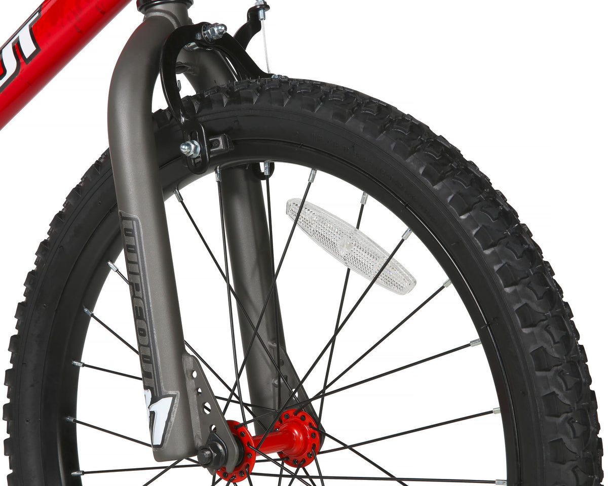 Dynacraft Wipeout Boys 20" BMX Bike, Red, For Kids Age 7-14 Years