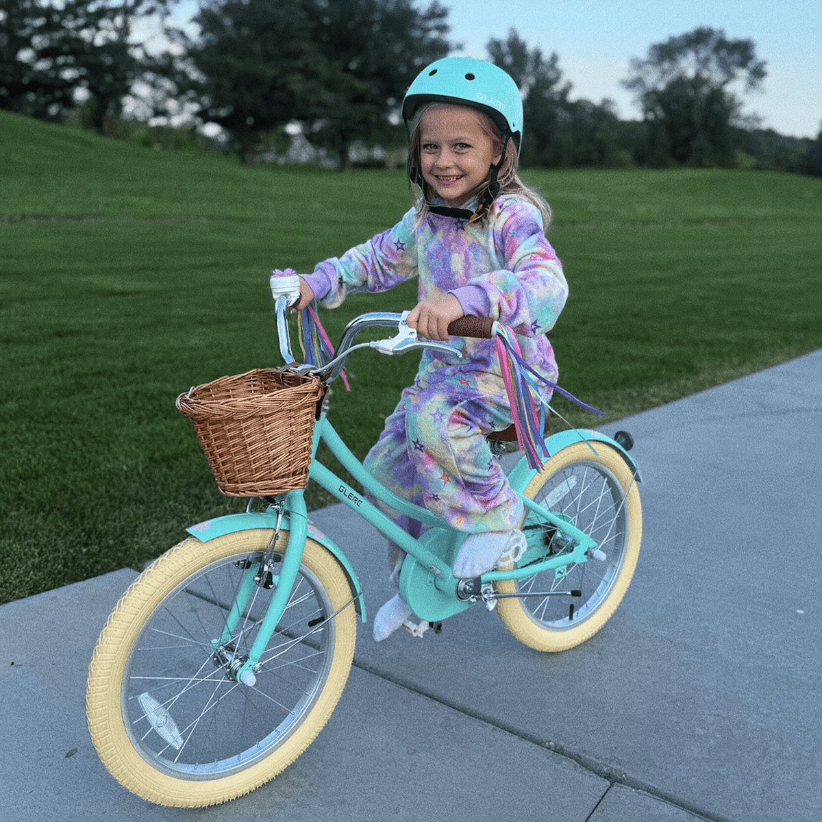 Glerc Little Molly 20 inch Kids Girls Bike for 7-13 Years Old Child,gifts, Mint Green
