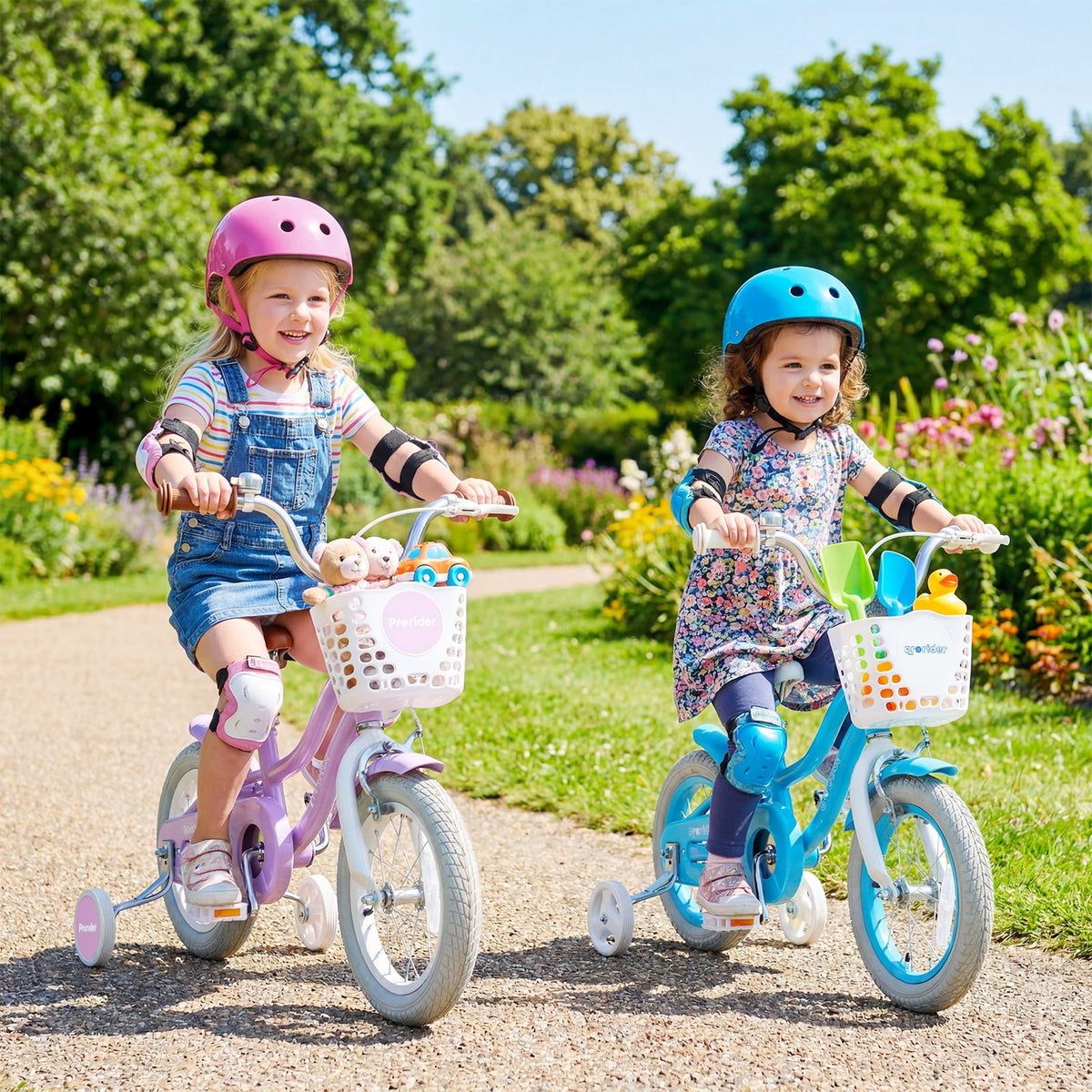 Costway 18'' Kids Bike Toddler Bicycle with Training Wheel Kickstand for 4-8 Years Old Pink