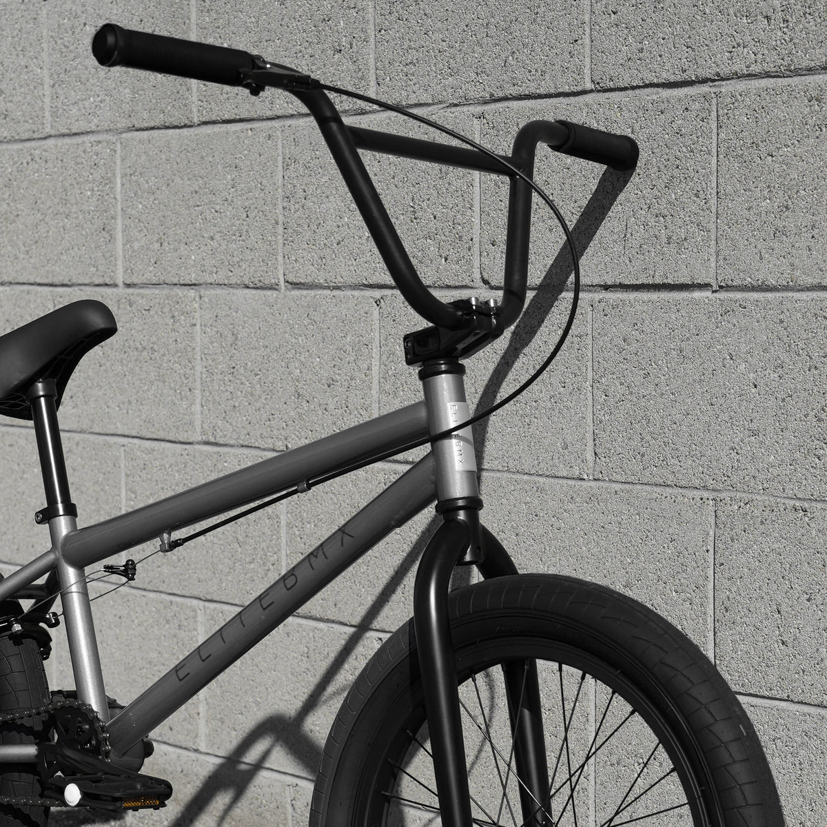 Elite BMX Bicycle 20” Freestyle Bike - Stealth Black Ideal for Ages 7 to 18 Years