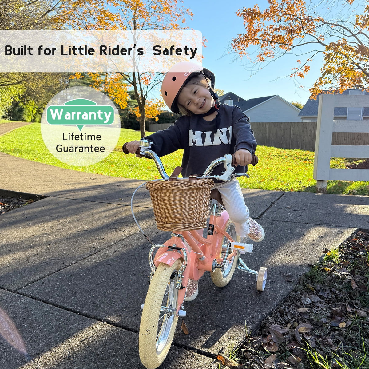 Glerc Little Molly 20 inch Kids Girls Bike for 7-13 Years Old Child,gifts, Mint Green