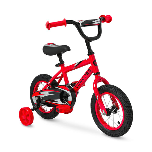 Concord Kids' Bike 12-Inch Red for Riders 37-42 Inches Tall, Ages 3-5