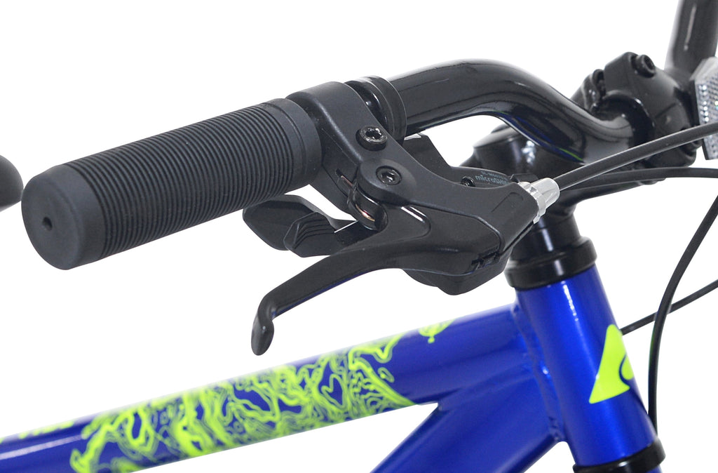 Ozark Trail 20 in Mountain Bicycle, 7-Speed, Small frame, Fits Riders 3 ft 11 in-4 ft 4 in, Child, Unisex, Blue