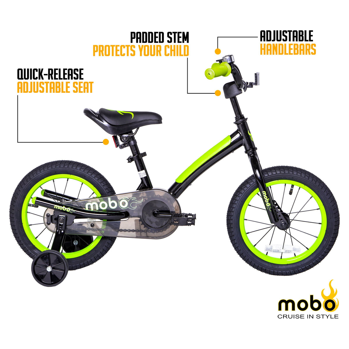 Mobo First 14in. Girl's Bike, Pink, Kids