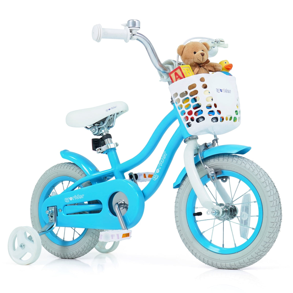 Costway 18'' Kids Bike Toddler Bicycle with Training Wheel Kickstand for 4-8 Years Old Pink