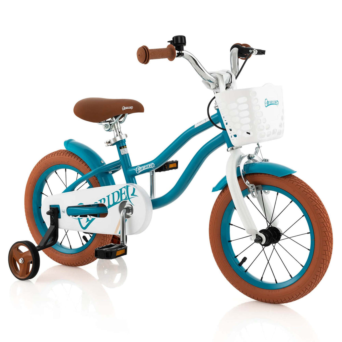 Costway 18'' Kids Bike Toddler Bicycle with Training Wheel Kickstand for 4-8 Years Old Pink
