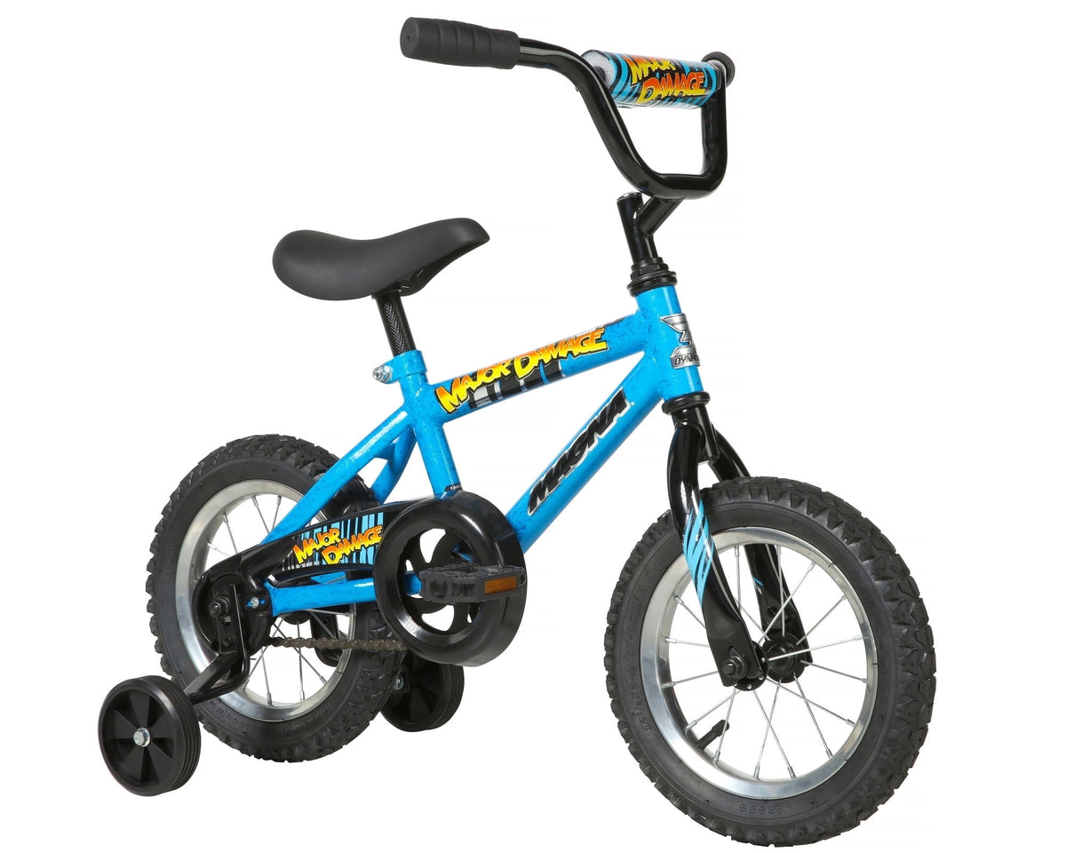 Dynacraft Magna Major Damage Kids 16" Bike with Removable Training Wheels