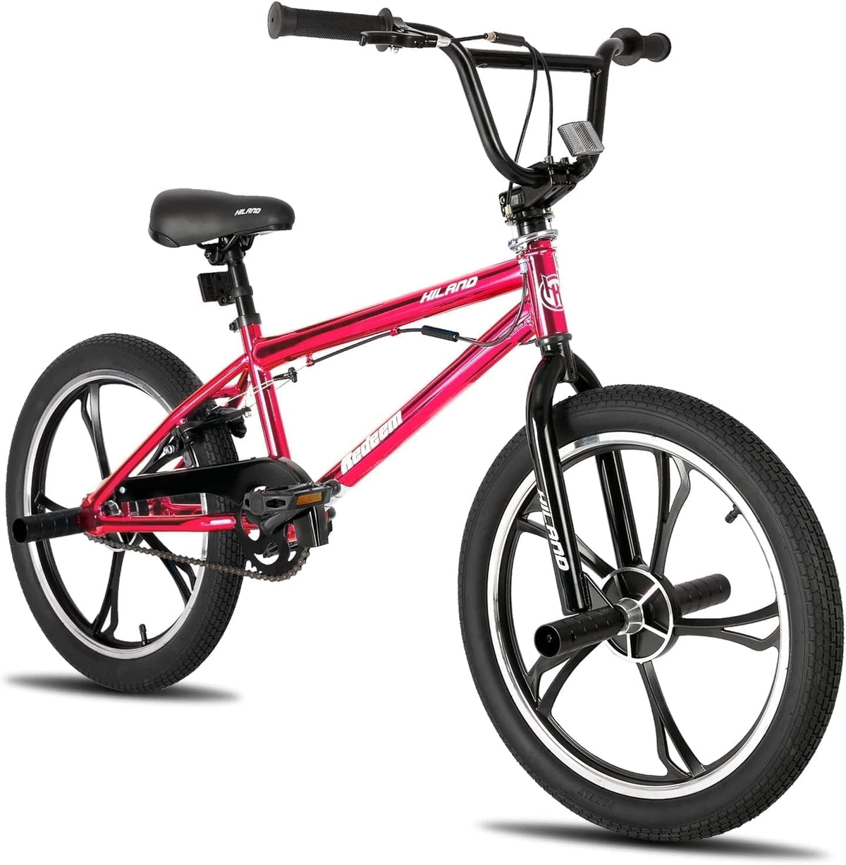Hiland 20 Inch Boys' or Girls' BMX Bike, Kids' Bicycle