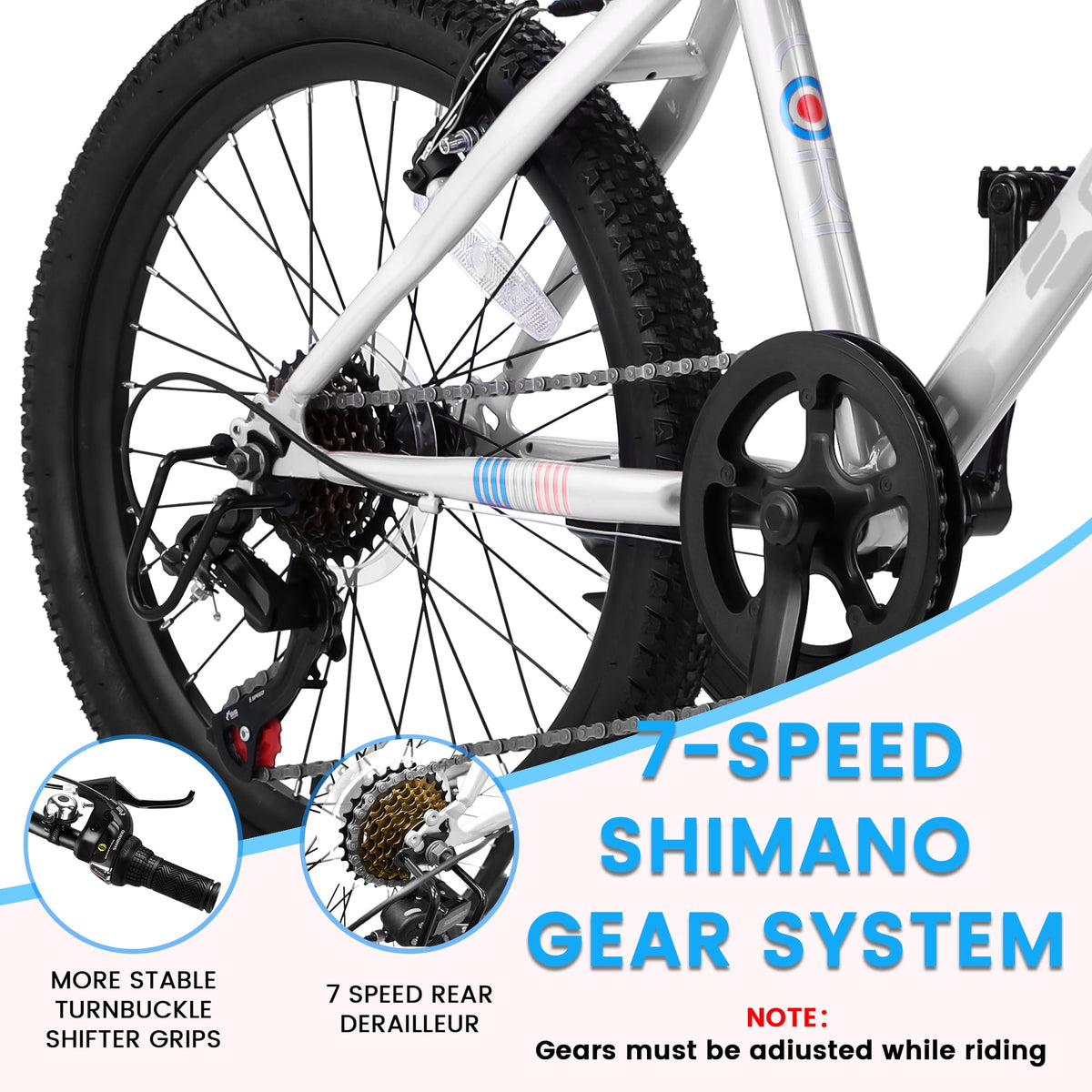 Ecarpat Kids' Bicycles 20 inch Kids Mountain Bike for Ages 8-12