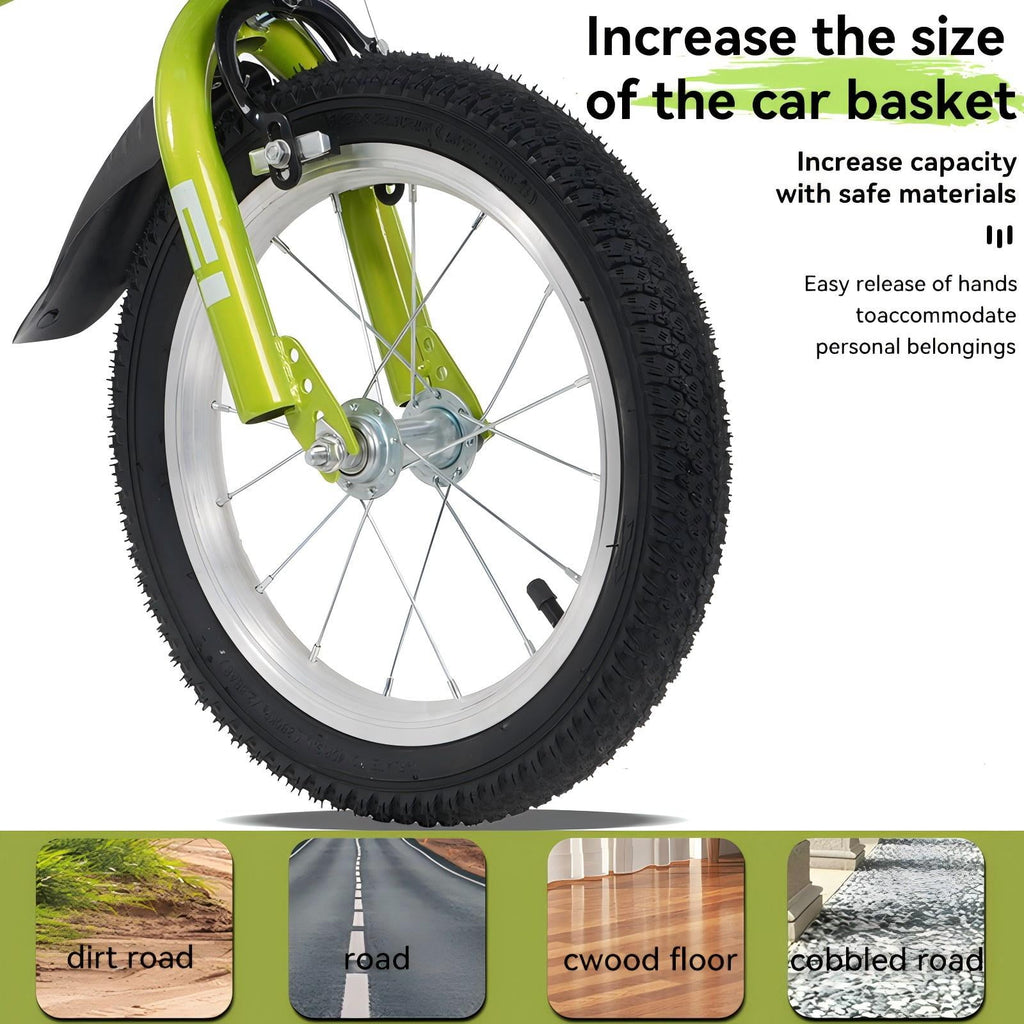 Aukfa 18-Inch Kids Bike for Boys & Girls Ages 5-10,Balance Bikewith Training Wheels, Coaster Brake & Front V-Brake,Pink
