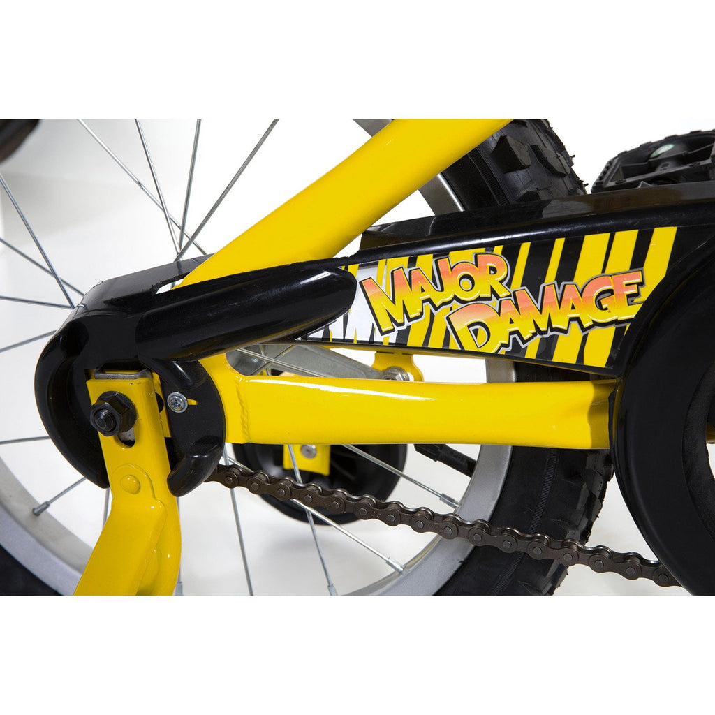 Dynacraft Magna Major Damage Kids 16" Bike with Removable Training Wheels