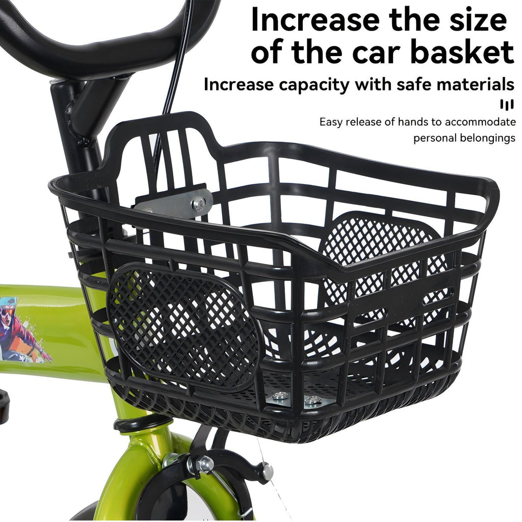 Aukfa 18-Inch Kids Bike for Boys & Girls Ages 5-10,Balance Bikewith Training Wheels, Coaster Brake & Front V-Brake,Pink
