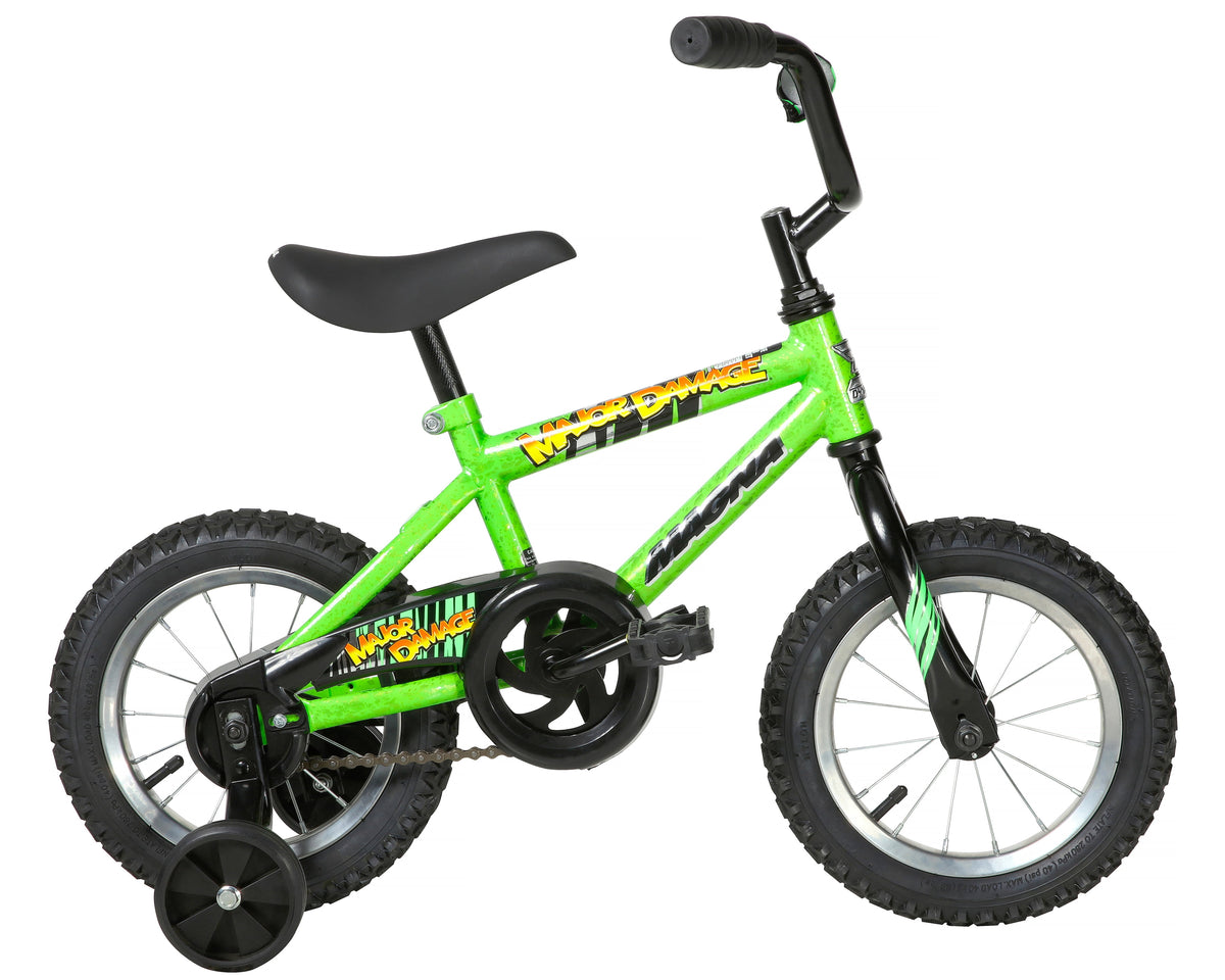 Dynacraft Magna Major Damage Kids 16" Bike with Removable Training Wheels