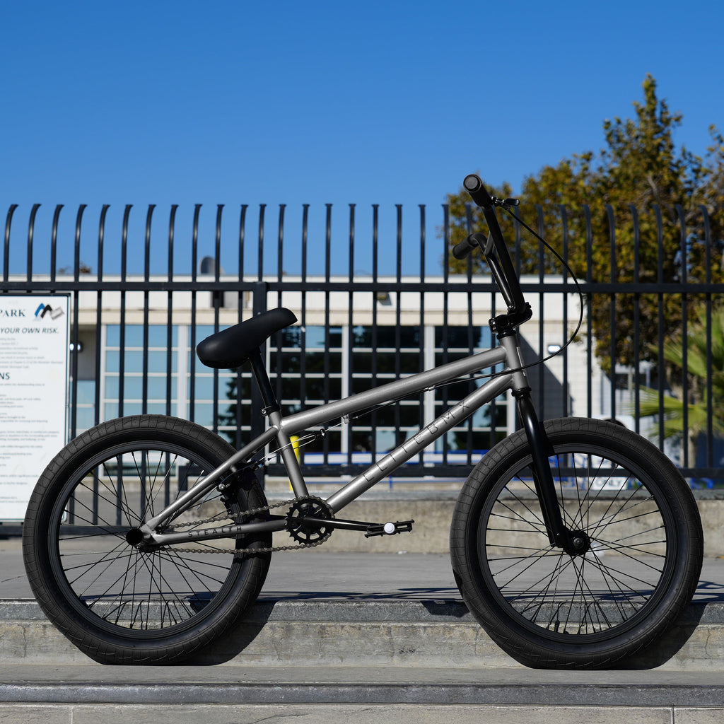 Elite BMX Bicycle 20” Freestyle Bike - Stealth Black Ideal for Ages 7 to 18 Years