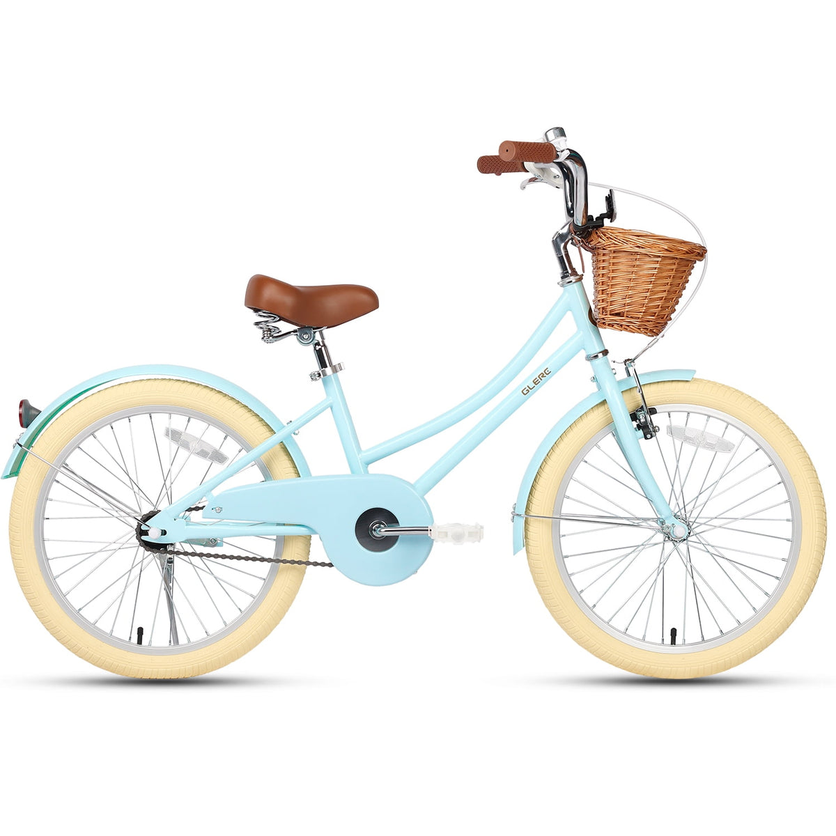 Glerc Little Molly 20 inch Kids Girls Bike for 7-13 Years Old Child,gifts, Mint Green
