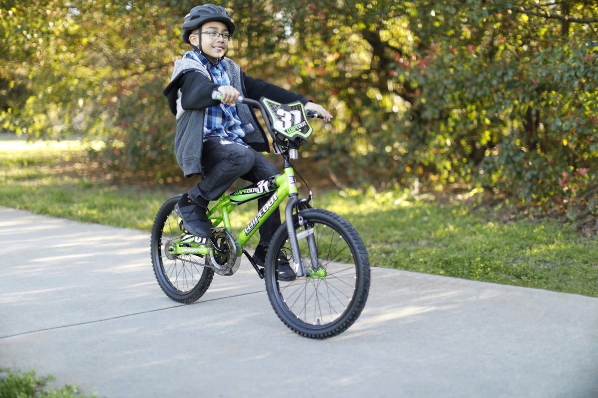 Dynacraft Wipeout Boys 20" BMX Bike, Red, For Kids Age 7-14 Years
